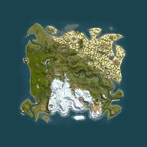 Rust map seed 678842395, 4200x4200m top-down preview