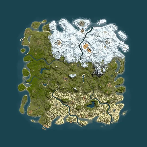 Rust map seed 1416738072, 5700x5700m top-down preview