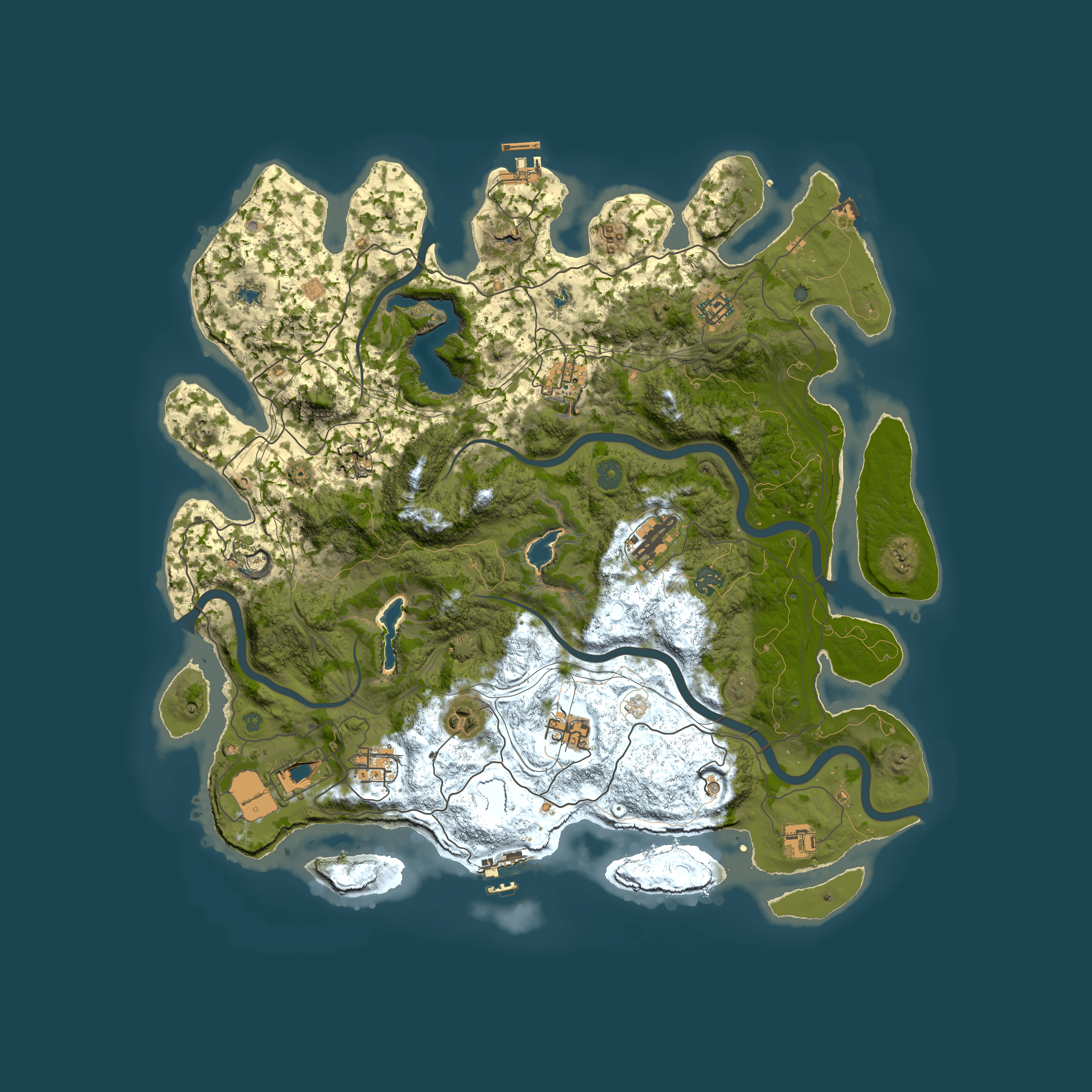 Full top-down render of Rust map seed 1544893739, 4500x4500m