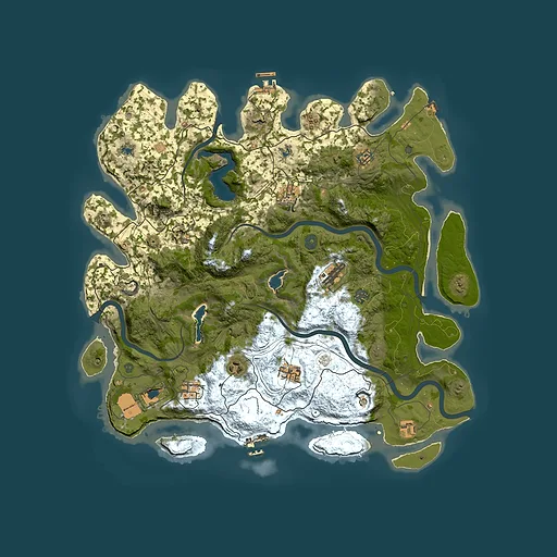 Rust map seed 1544893739, 4500x4500m top-down preview