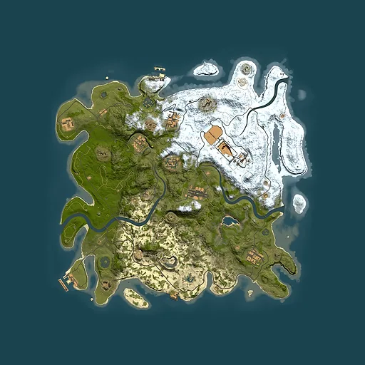 Rust map seed 1085441352, 4000x4000m top-down preview
