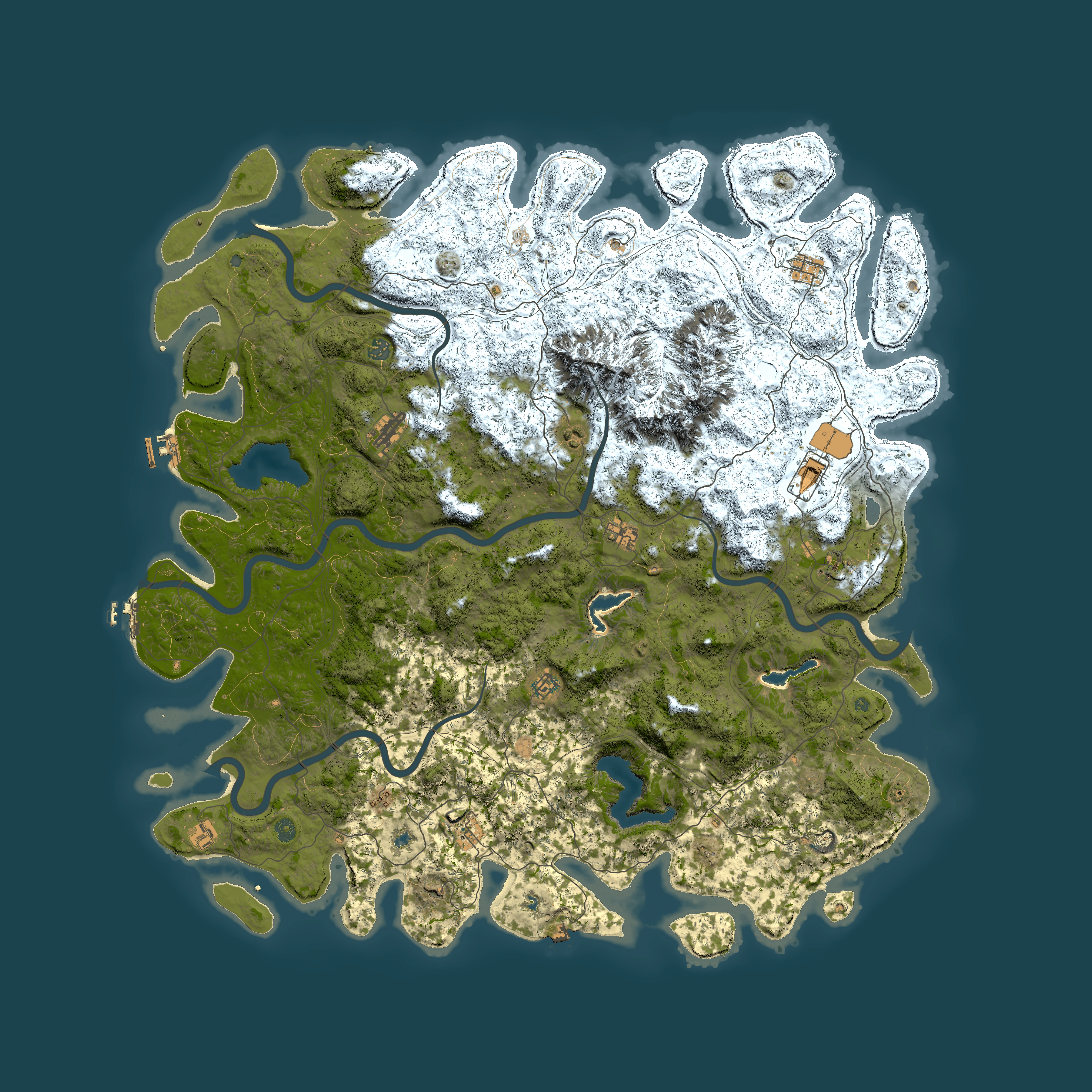 Full top-down render of Rust map seed 471364350, 5900x5900m