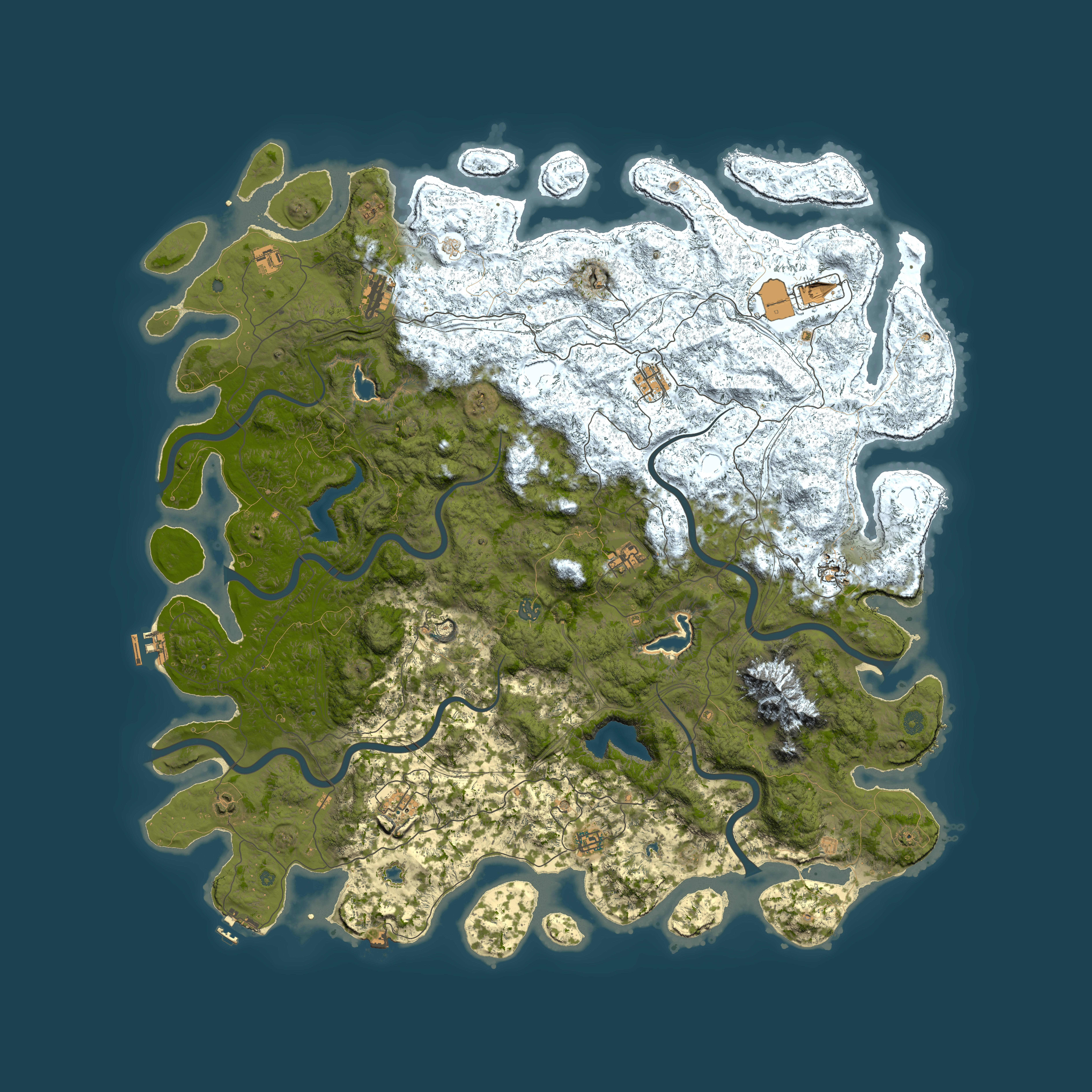 Full top-down render of Rust map seed 1644077728, 5750x5750m