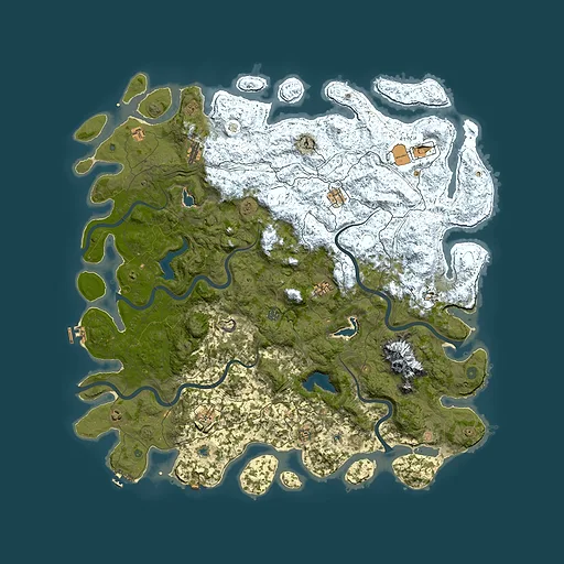 Rust map seed 1644077728, 5750x5750m top-down preview