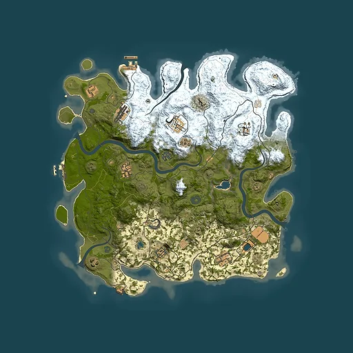 Rust map seed 229238142, 4150x4150m top-down preview