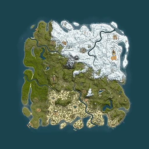 Rust map seed 1102920862, 5750x5750m top-down preview