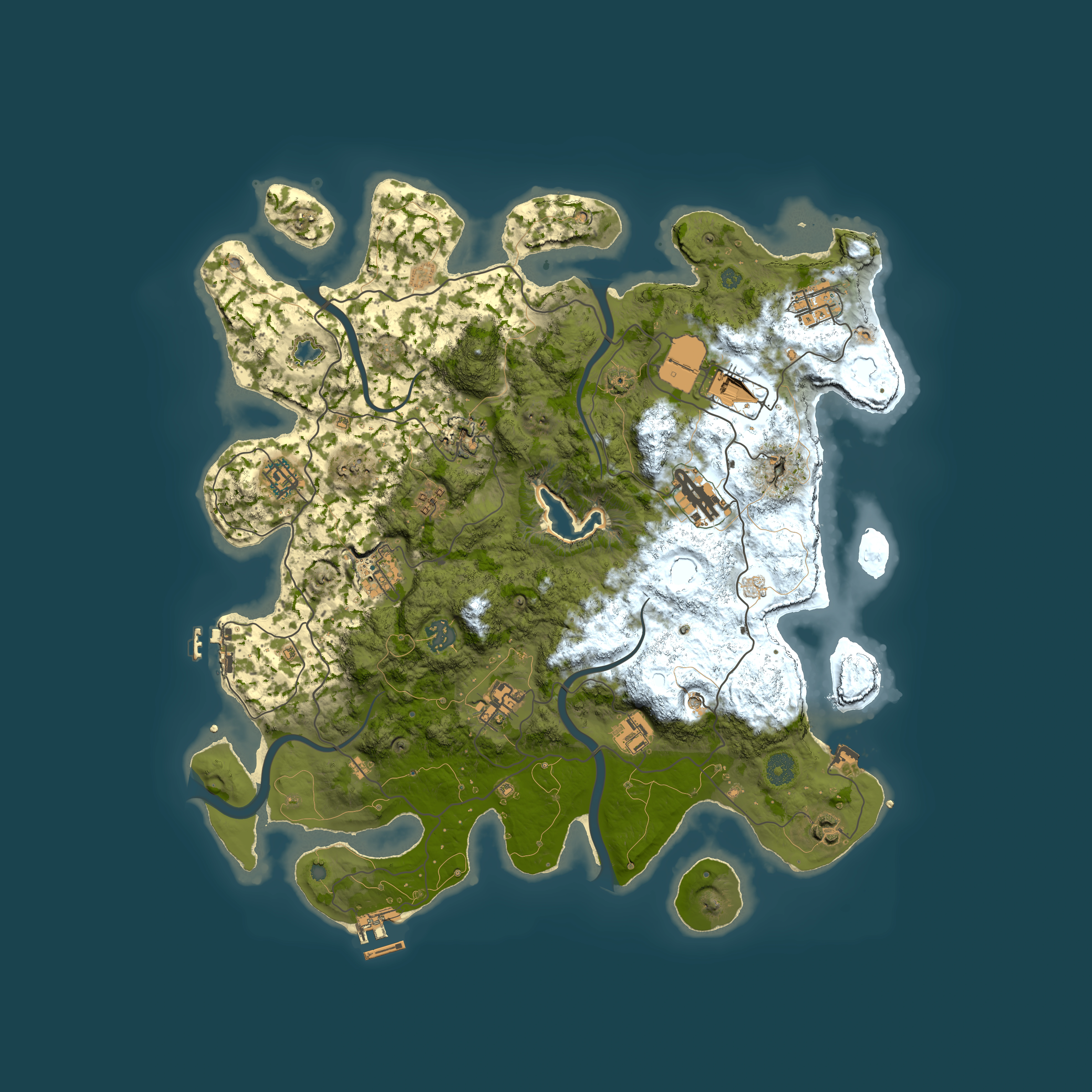 Full top-down render of Rust map seed 615462471, 4100x4100m