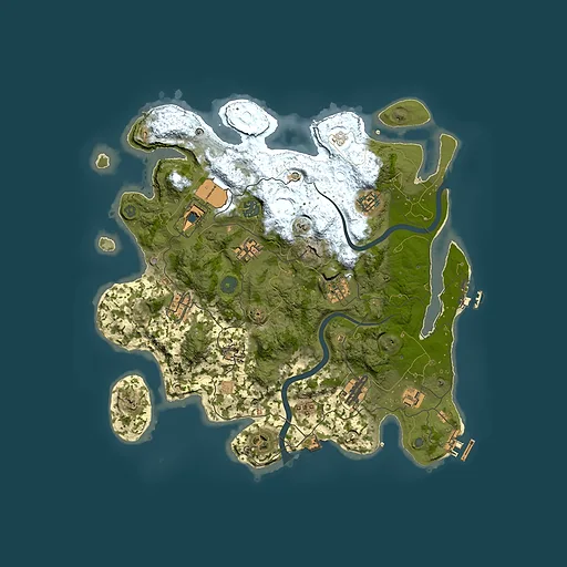Rust map seed 1543225794, 3750x3750m top-down preview