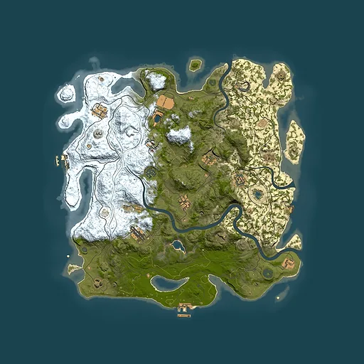 Rust map seed 683572882, 4400x4400m top-down preview