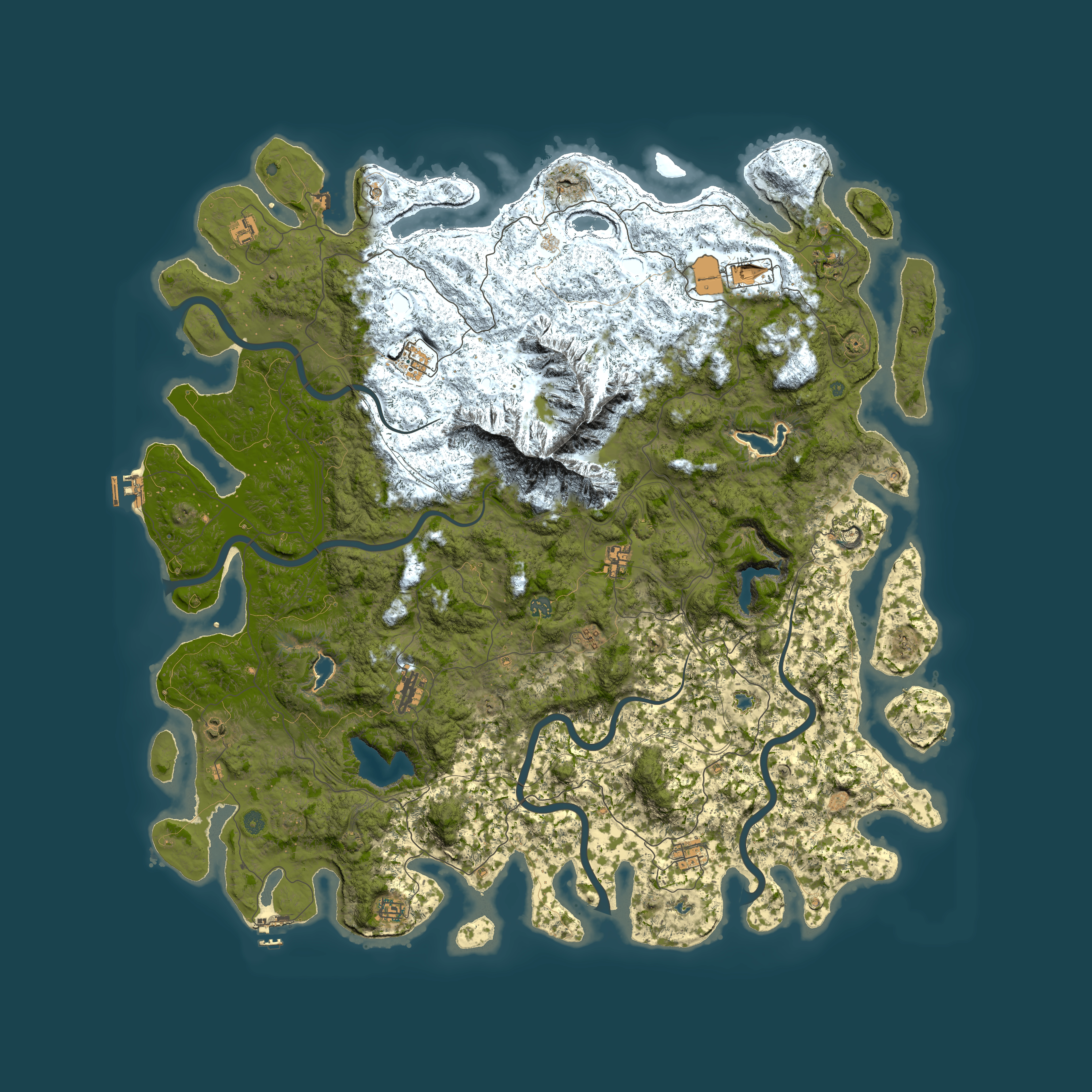 Full top-down render of Rust map seed 988479714, 5900x5900m