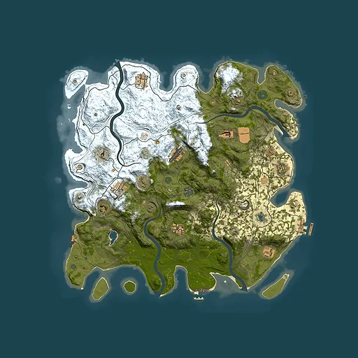 Rust map seed 1212415425, 4450x4450m top-down preview