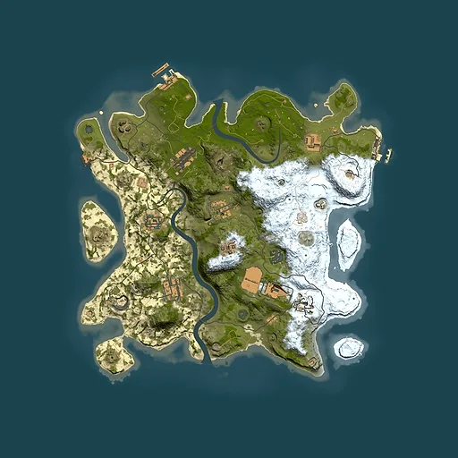 Rust map seed 180438803, 3600x3600m top-down preview