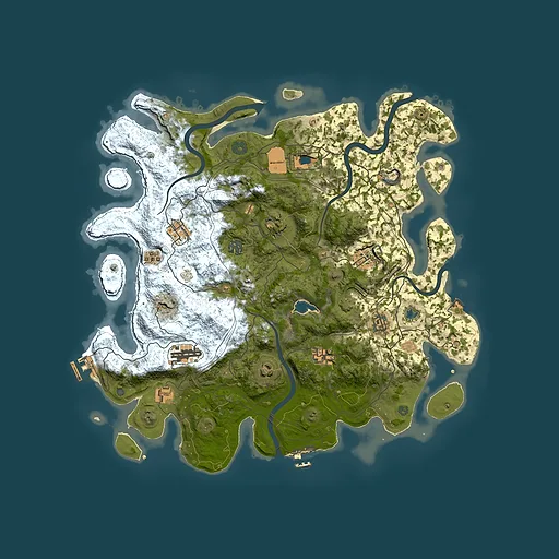 Rust map seed 1790145500, 4250x4250m top-down preview