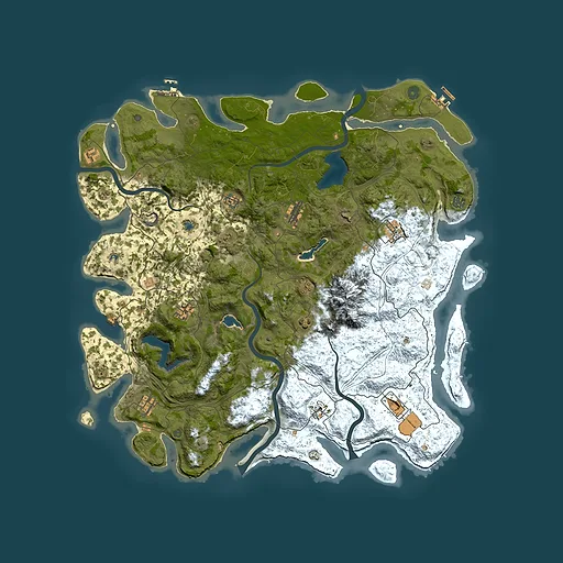 Rust map seed 1530510103, 5150x5150m top-down preview
