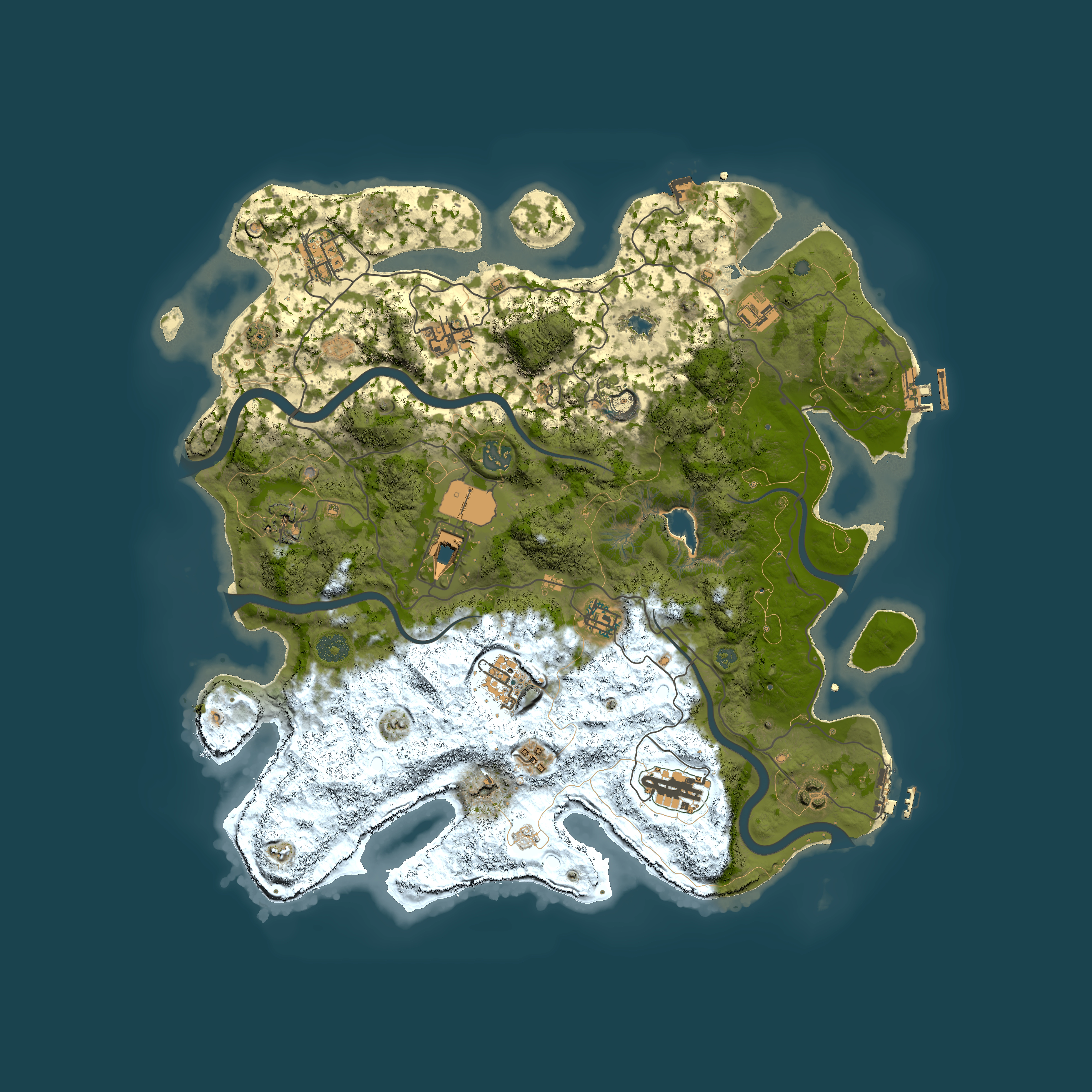 Full top-down render of Rust map seed 1823872520, 4150x4150m