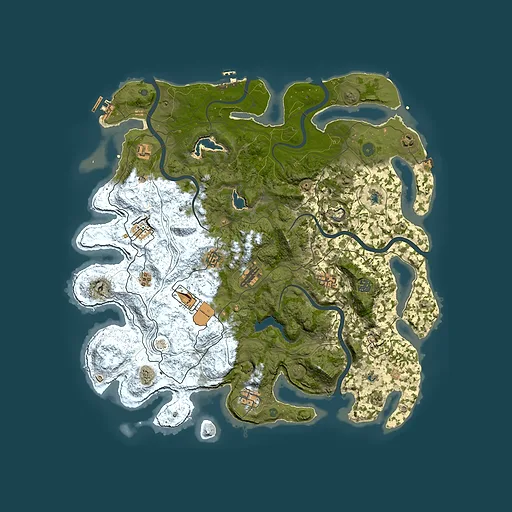 Rust map seed 1837961489, 4700x4700m top-down preview