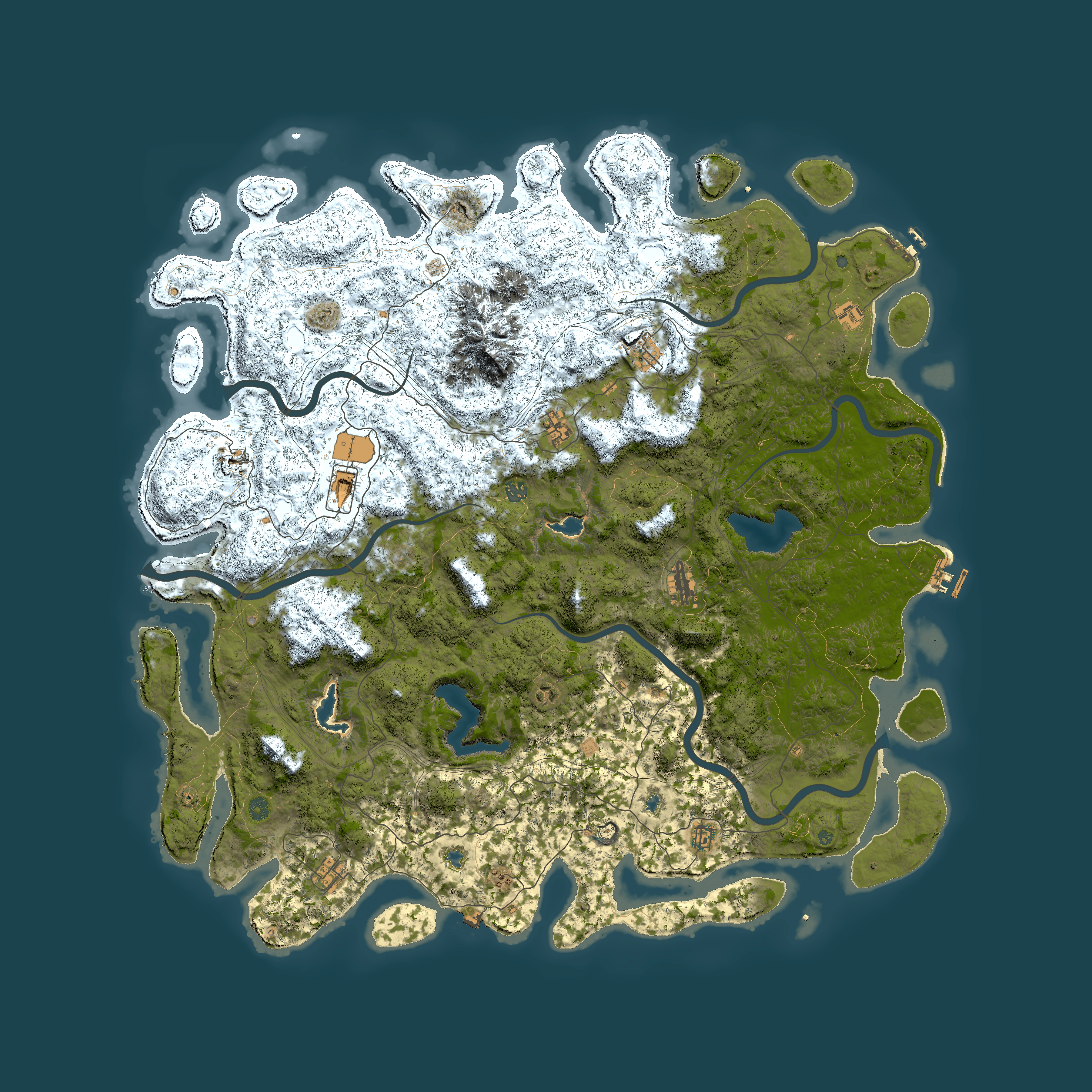 Full top-down render of Rust map seed 1037740017, 5900x5900m