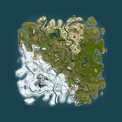 Rust map seed 1626171111, 5250x5250m top-down preview