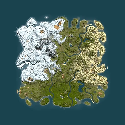 Rust map seed 1725795129, 5300x5300m top-down preview