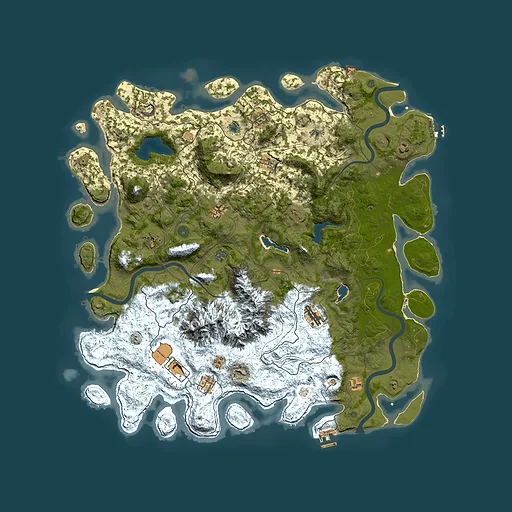 Rust map seed 1972996709, 5250x5250m top-down preview