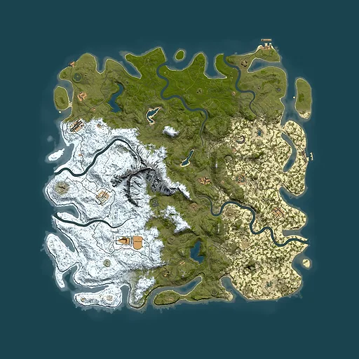 Rust map seed 1034058853, 5800x5800m top-down preview