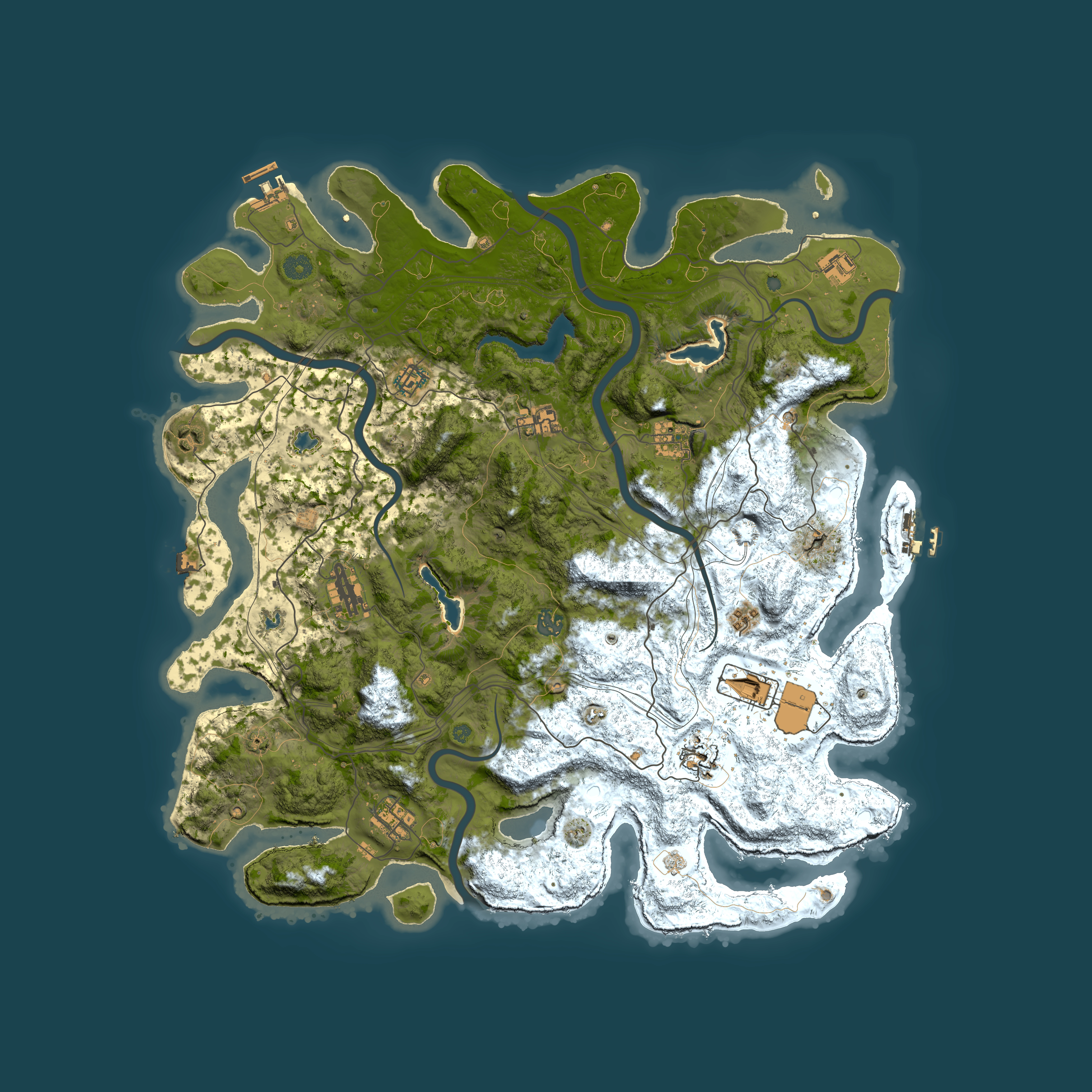 Full top-down render of Rust map seed 1792883225, 4650x4650m