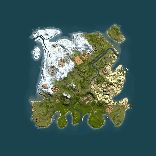 Rust map seed 1869515866, 3550x3550m top-down preview