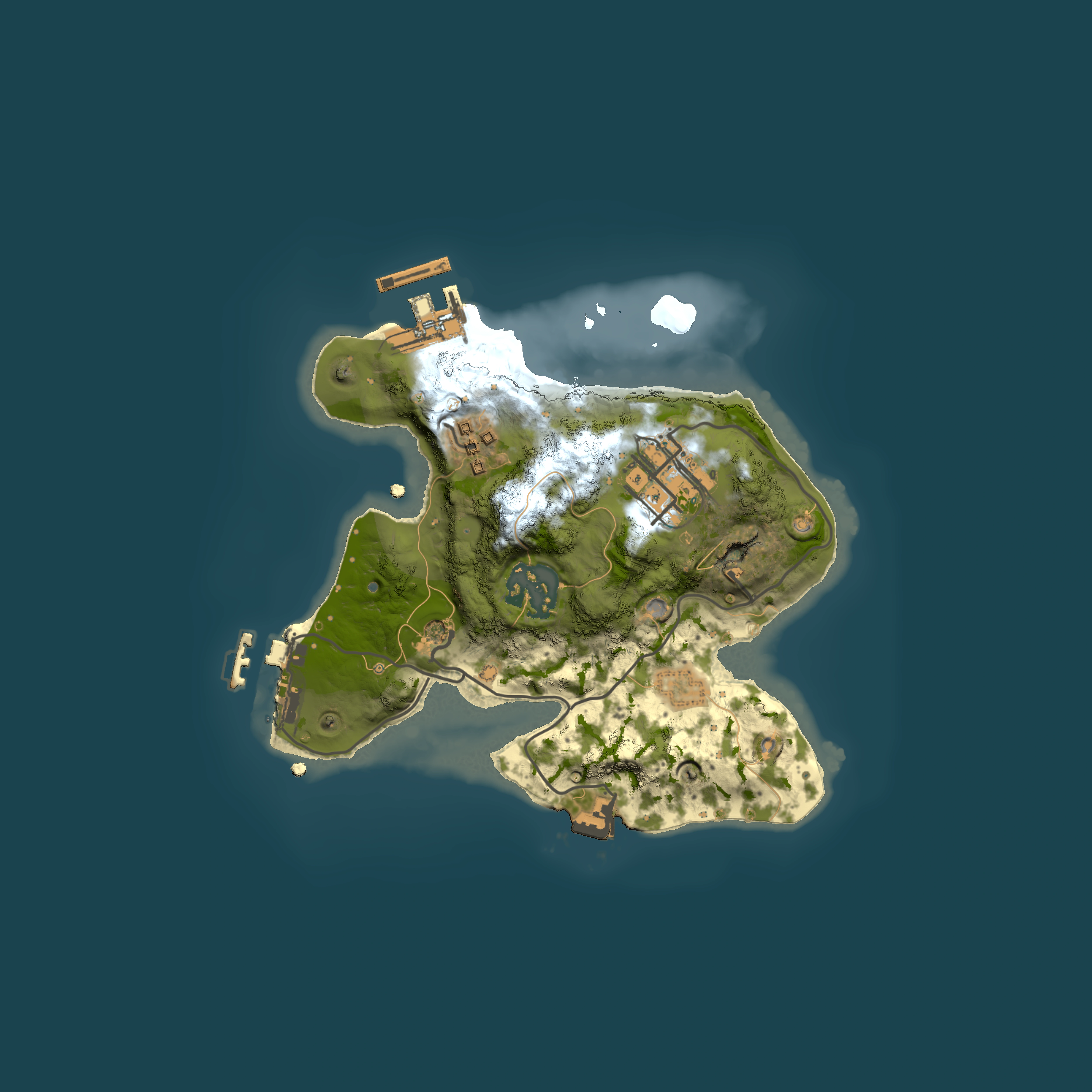 Full top-down render of Rust map seed 89645087, 2000x2000m