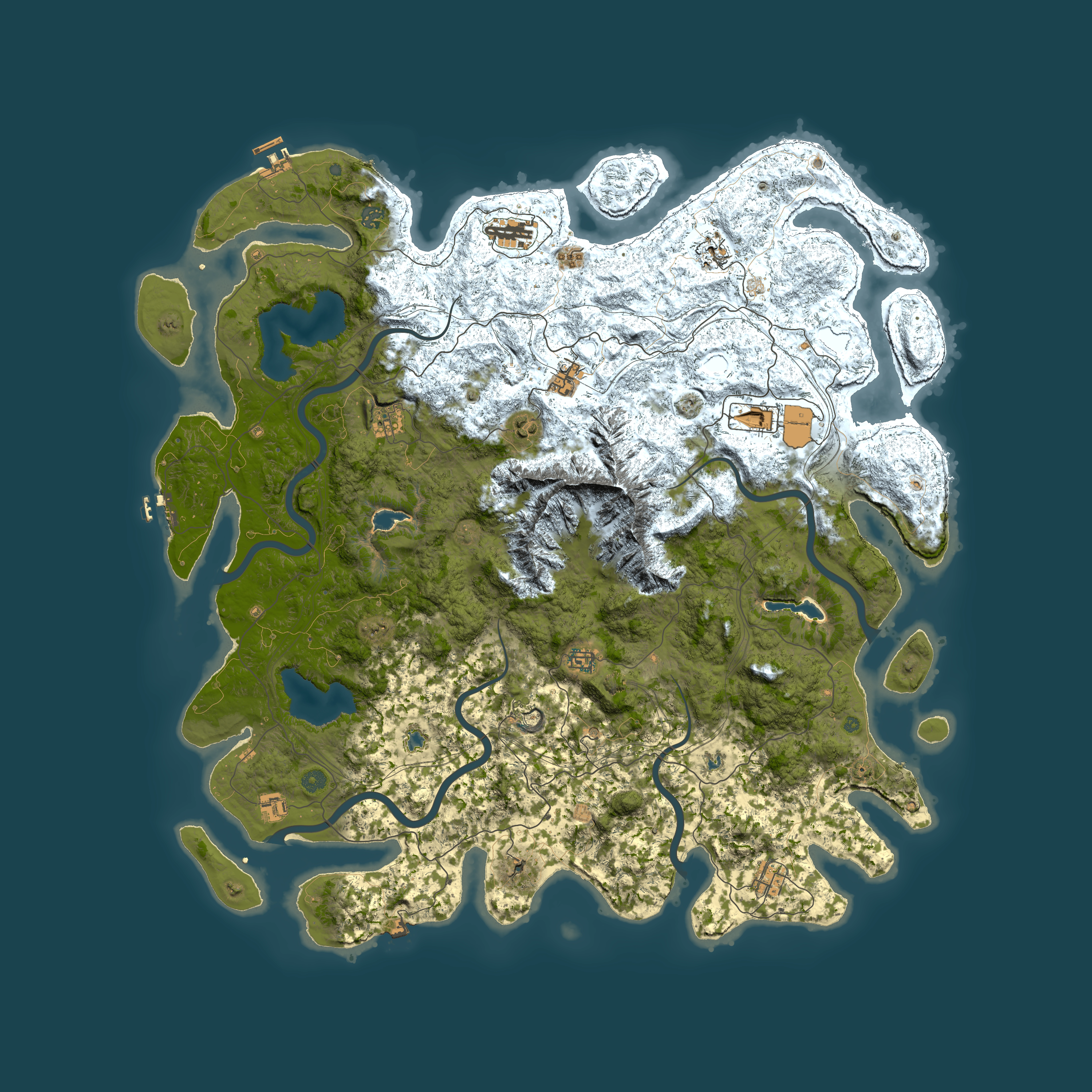 Full top-down render of Rust map seed 1802601707, 5550x5550m