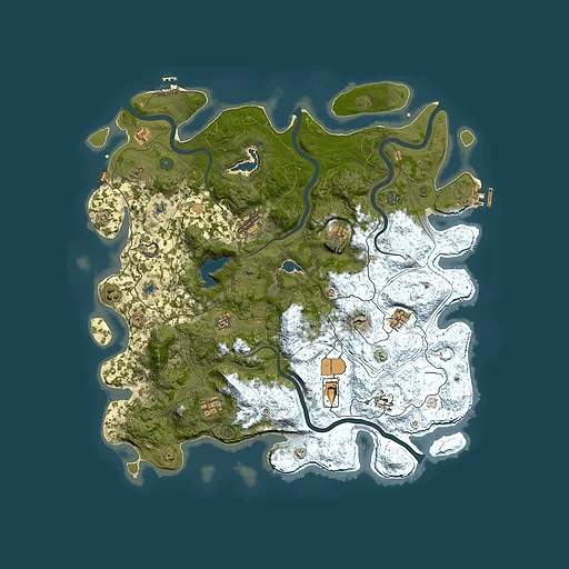 Rust map seed 1962405148, 4850x4850m top-down preview