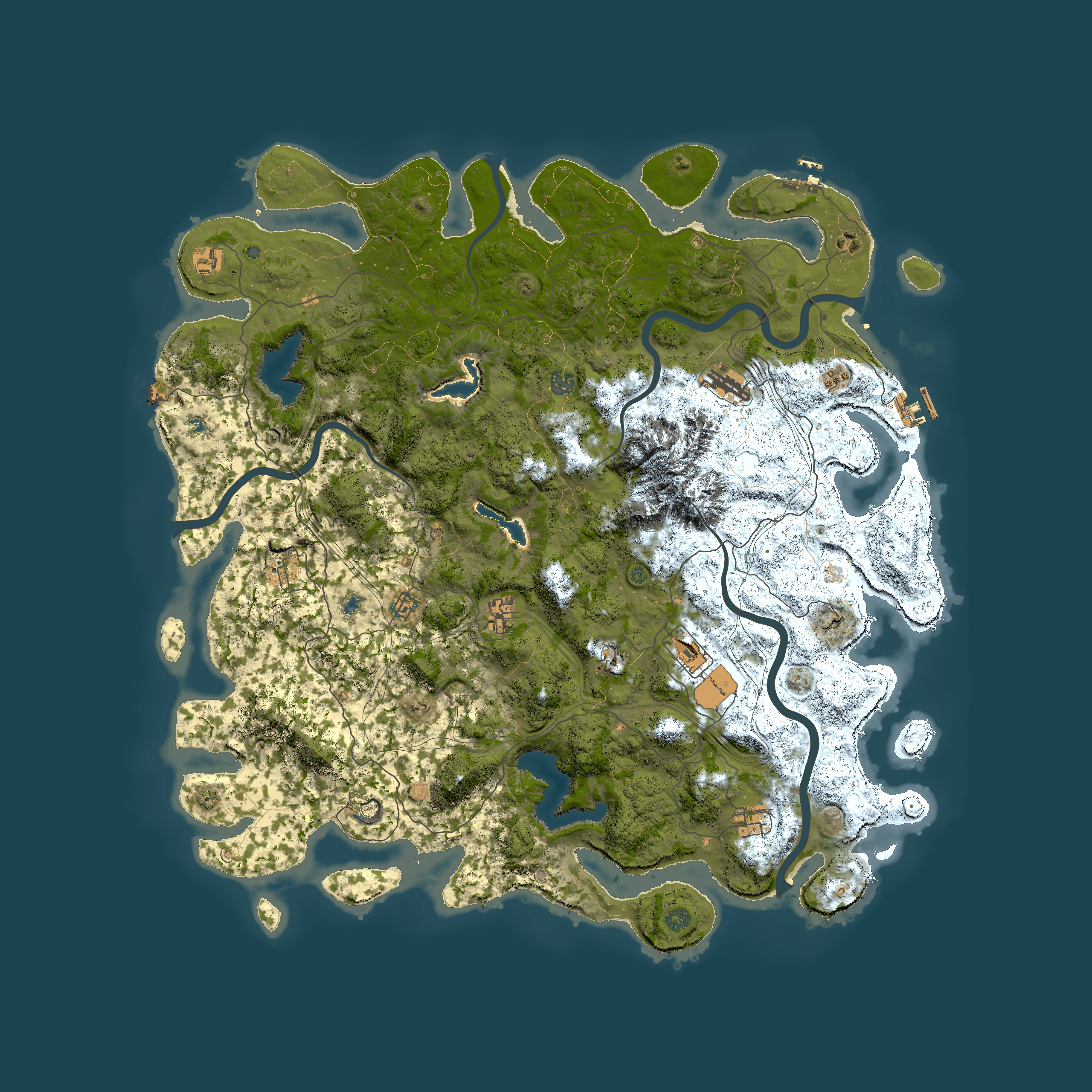 Full top-down render of Rust map seed 1895903362, 5300x5300m