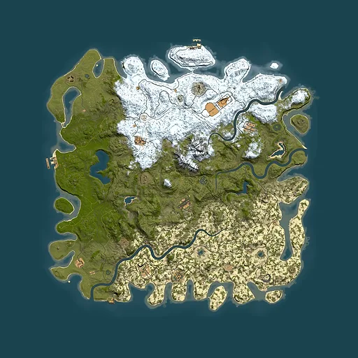 Rust map seed 1973662033, 5550x5550m top-down preview
