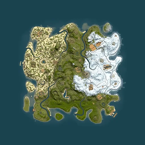 Rust map seed 1823836021, 4250x4250m top-down preview
