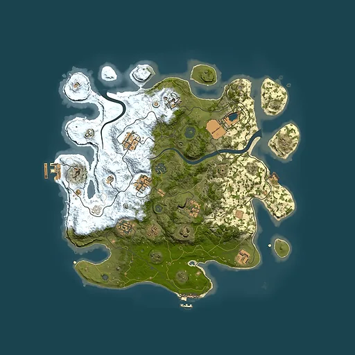 Rust map seed 1151627551, 3550x3550m top-down preview