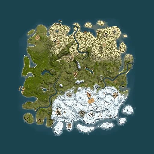 Rust map seed 1934945404, 4950x4950m top-down preview
