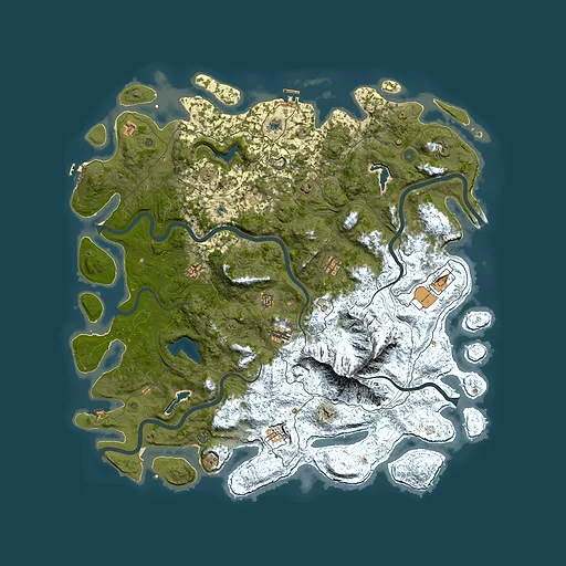 Rust map seed 221529829, 5550x5550m top-down preview