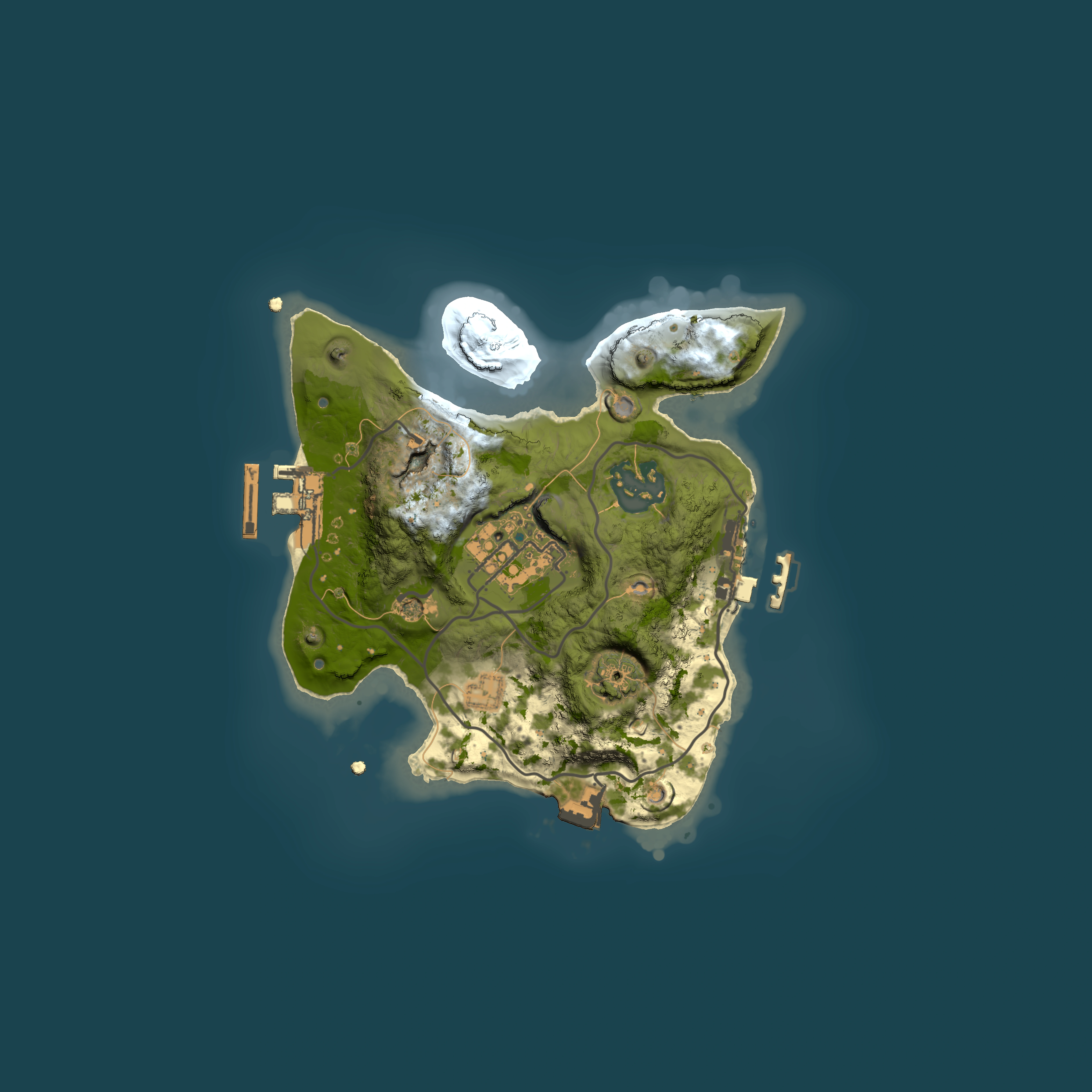Full top-down render of Rust map seed 527181560, 2000x2000m
