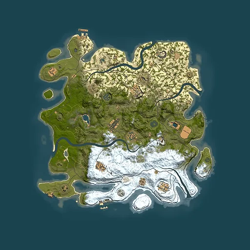 Rust map seed 269798000, 4150x4150m top-down preview