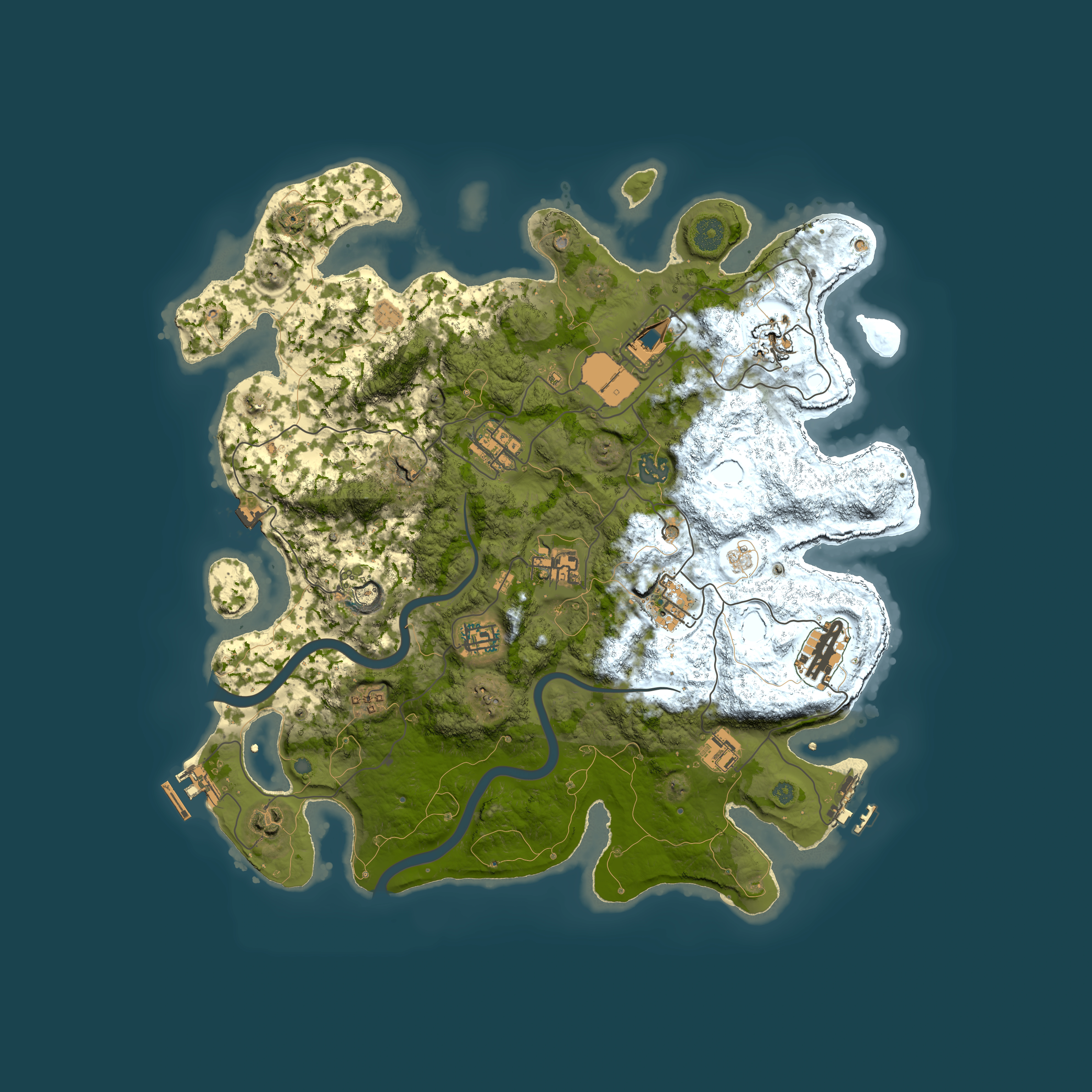Full top-down render of Rust map seed 1802729263, 3950x3950m