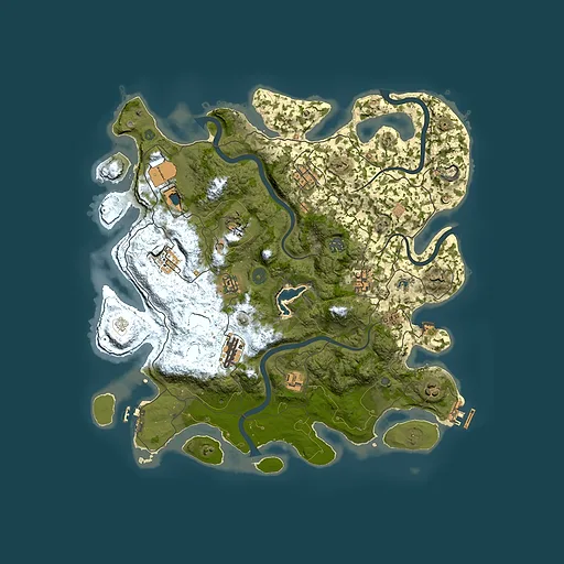 Rust map seed 1339836477, 4200x4200m top-down preview
