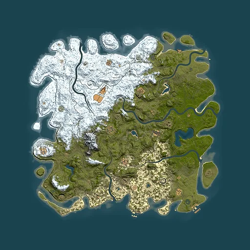 Rust map seed 2082391957, 5800x5800m top-down preview