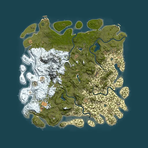 Rust map seed 583256376, 5600x5600m top-down preview