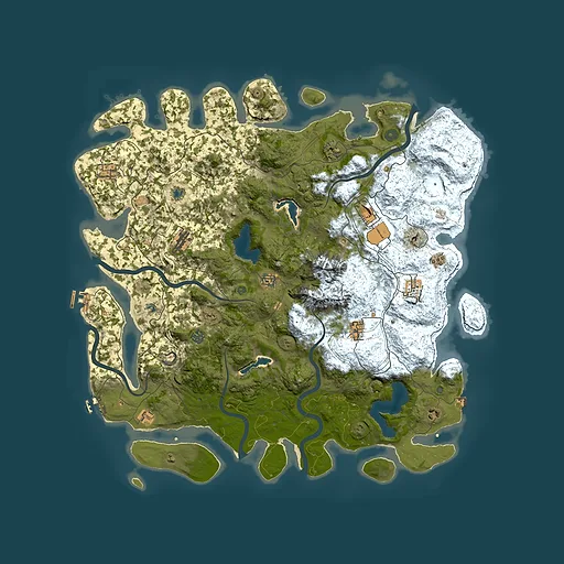 Rust map seed 344823827, 5150x5150m top-down preview