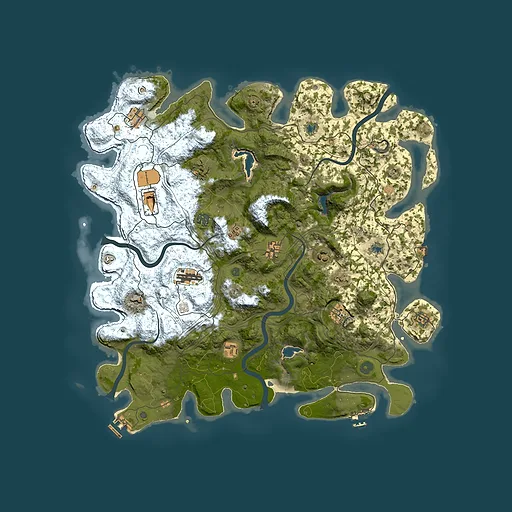 Rust map seed 330853550, 4700x4700m top-down preview