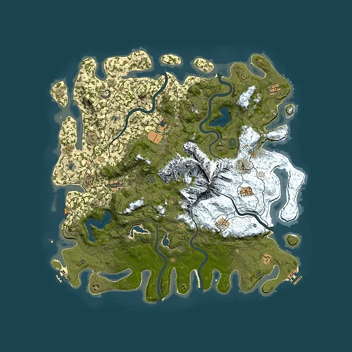 Rust map seed 612160671, 5050x5050m top-down preview