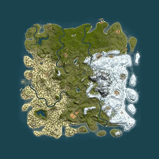 Rust map seed 957406922, 5800x5800m top-down preview
