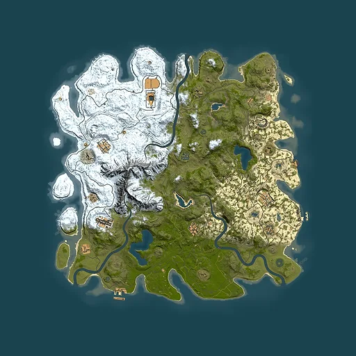 Rust map seed 863921219, 5100x5100m top-down preview