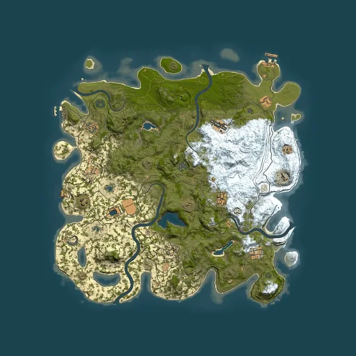 Rust map seed 313590308, 4550x4550m top-down preview