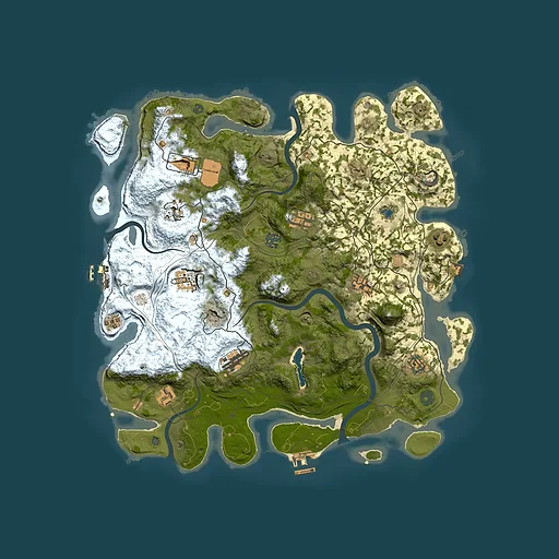 Rust map seed 1073352743, 4250x4250m top-down preview