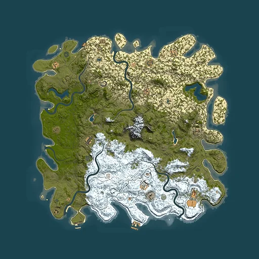 Rust map seed 1781035751, 5850x5850m top-down preview